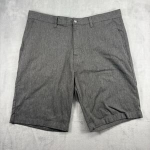 Volcom V Monty Chino Shorts Men's 40 Gray Cotton Blend 10" Inseam Skater Preppy